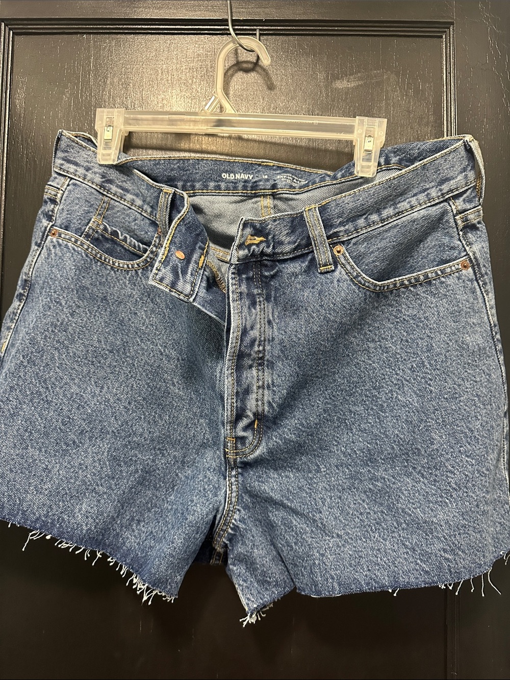 Old Navy Light Blue High-Rise Denim Cutoff Shorts